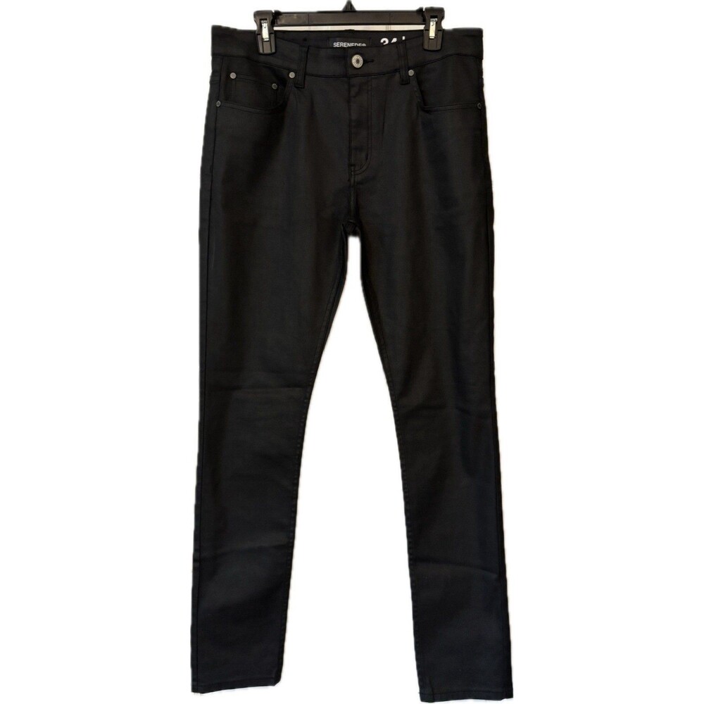 Serenade Coated Denim Black Fitted 34